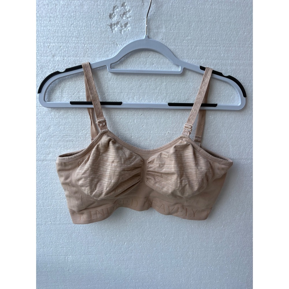 Kindred Bravely Seamless‎ Wireless Nursing Bra Maternity Postpartum Tan Nude